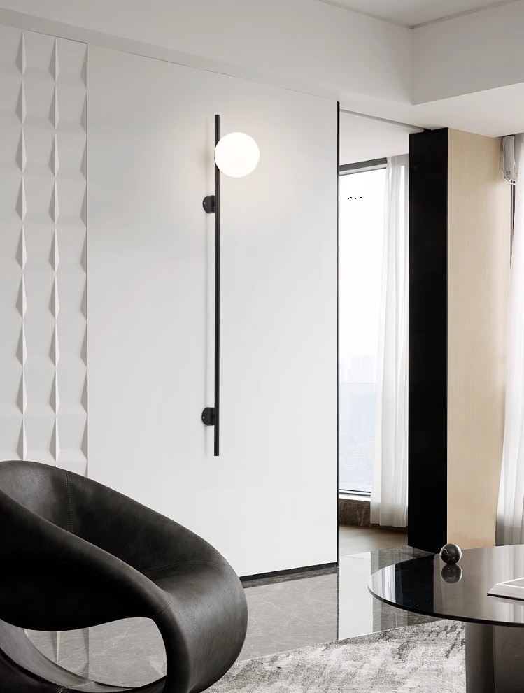 Светильник DZN-64980 ЧЕРНЫЙ ` D150*150/H1150/1/E27/40W DIRECTION