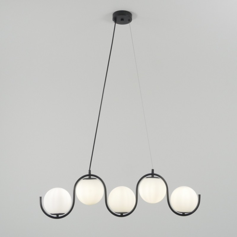 Светильник DZN-20312 ЧЕРНЫЙ ` D770/H1300/5/E14/40W плафон 120мм JAGNA 23-12