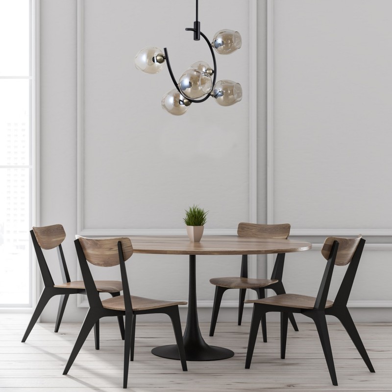 Cветильник G71163/6BK+AB AMB RSP