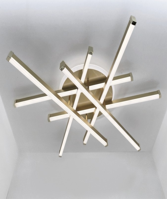 Светильник А107/600 GOLD/ЗОЛОТО (1С2039) LED D600/H100/6/LED/112W/LED DIM ПДУ 2.4 PICK SPF21-7 Макку