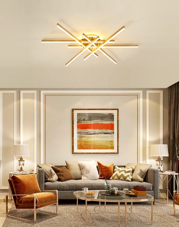 Светильник А107/600 GOLD/ЗОЛОТО (1С2039) LED D600/H100/6/LED/112W/LED DIM ПДУ 2.4 PICK SPF21-7 Макку