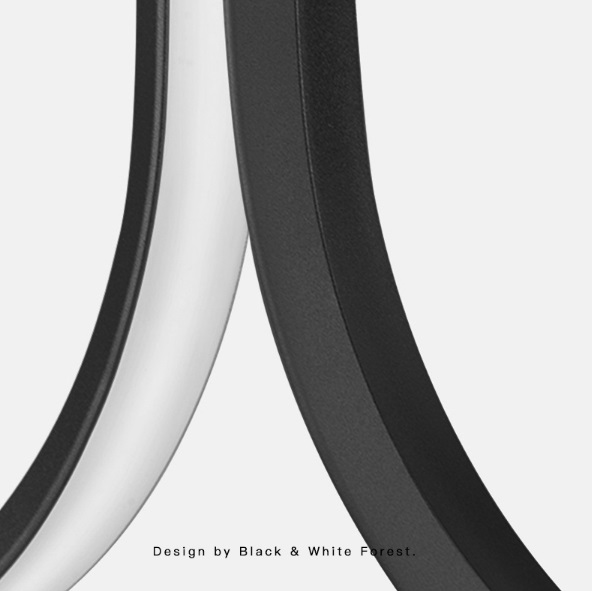 Светильник DZN-39516 ЧЕРНЫЙ ` D1200/H1500/4/LED/48W/4500K HEITO 24-08