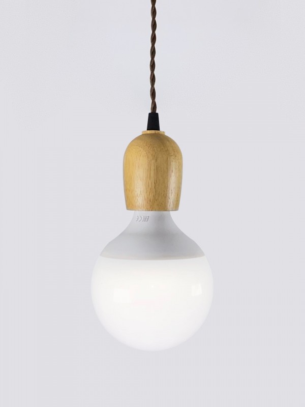 Светильник SPFD-MD.2105-1-P WOOD ` D100/H900/1/E27/60W светлое дерево (без лампы)