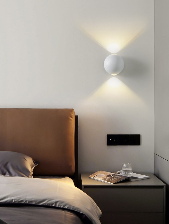 Светильник Elegant SPF-9869 WHITE/БЕЛЫЙ ` D100/H100/2/LED/6W/4000-4500K CARLSON SPF09