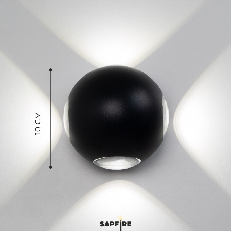 Светильник Elegant SPF-9872 BLACK/ЧЕРНЫЙ ` D100/H100/4/LED/12W/4000-4500K CARLSON SPF09