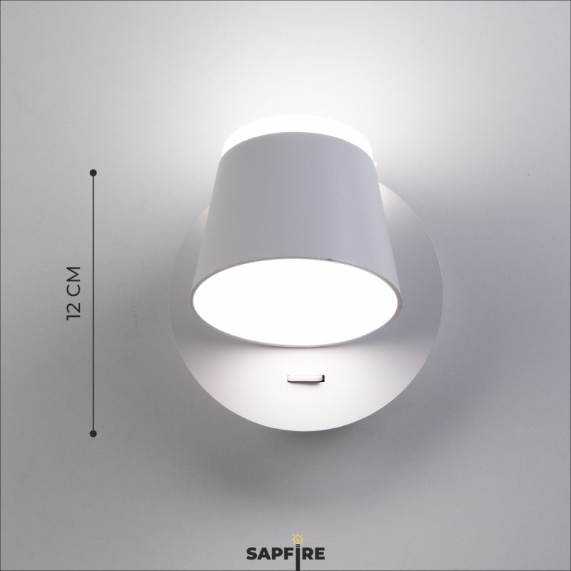 Светильник Elegant SPF-9873 WHITE/БЕЛЫЙ ` D120/H100/2/LED/8W/4500K PRESENT 22-07 (1/30)