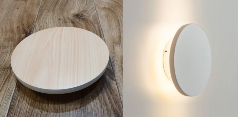 Светильник Elegant SPF-29243 ВЕНГЕ СВЕТЛЫЙ ` D130/H50/1/LED/7W/4000-4500K IP65 SPF02