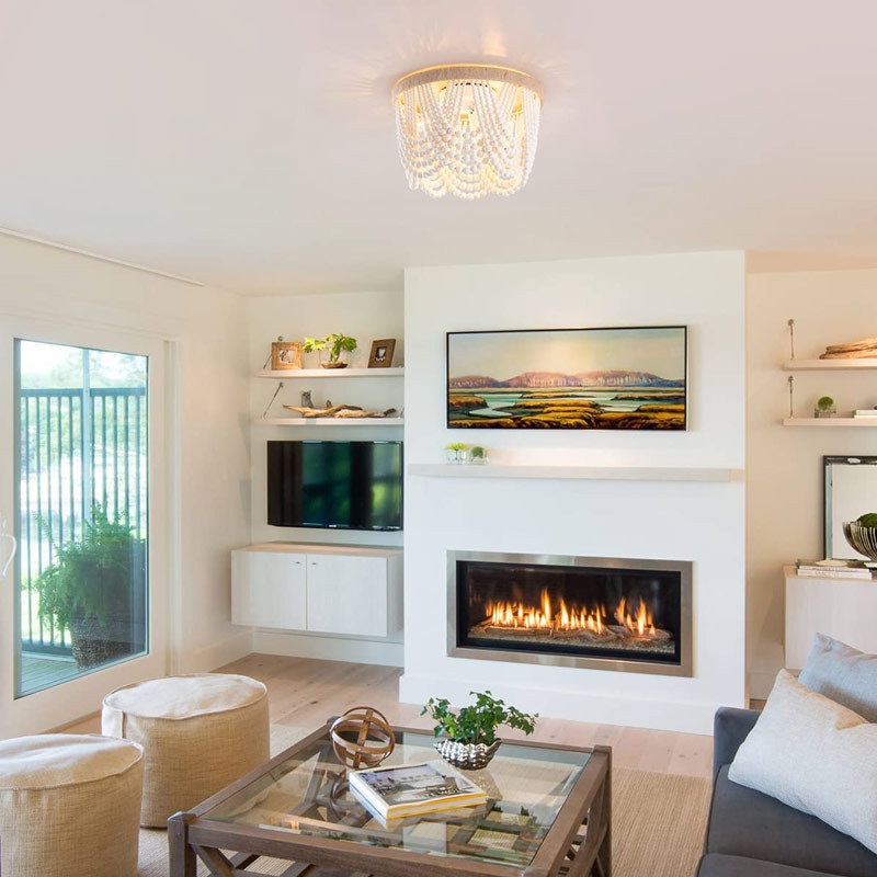 Светильник DZN-12431 БЕЛЫЙ + БЕЛОЕ ДЕРЕВО ` D400/H350/3/E14/40W BOHO