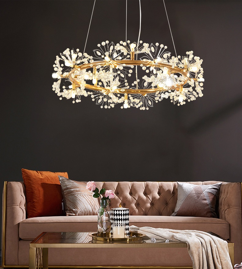 Светильник DZN-39513 ЗОЛОТО ` D400/H1200/15/G4/30W Beatrix 24-10