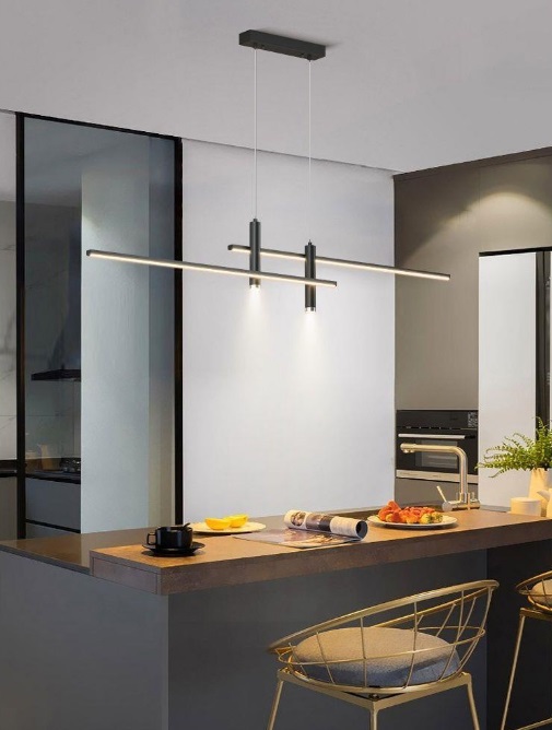 Светильник DZN-54936 ЧЕРНЫЙ ` D1200/H1500/2+2/LED+GU10/.W/4000K DANTE