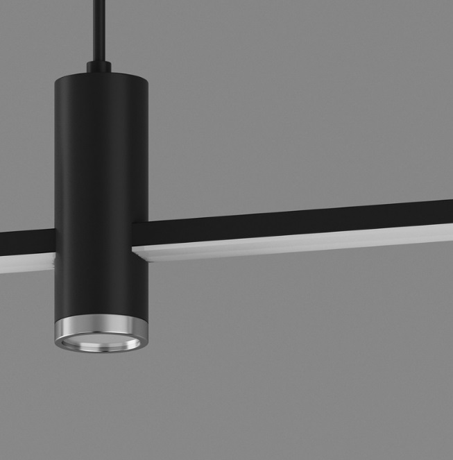 Светильник DZN-54936 ЧЕРНЫЙ ` D1200/H1500/2+2/LED+GU10/.W/4000K DANTE