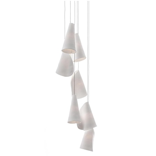 Светильник DZN-13465 БЕЛЫЙ / КЕРАМИКА ` D300/H2500/7/G9/10W BOCCI