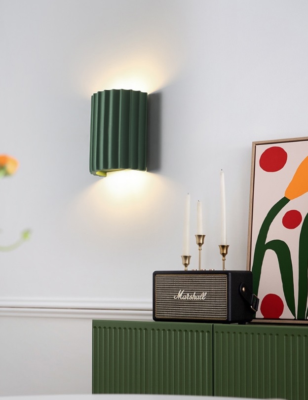 Светильник DZN-13531 ЗЕЛЁНЫЙ ` D165*140/H80/2/G9/10W/4500K ATLANT