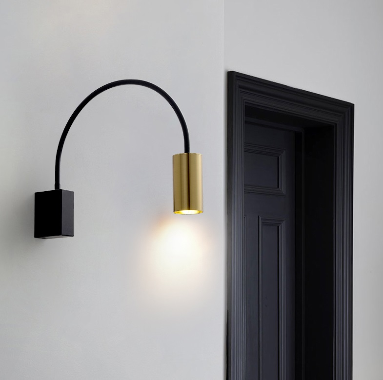 Светильник DZN-35315 BLACK+GOLD/ЧЕРНЫЙ+ЗОЛОТО ` D430/H310/1/GU10/50W KINK