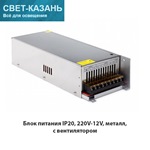 Ecola LED strip Power Supply 400W 220V-12V IP20 блок питания для светодиодной ленты