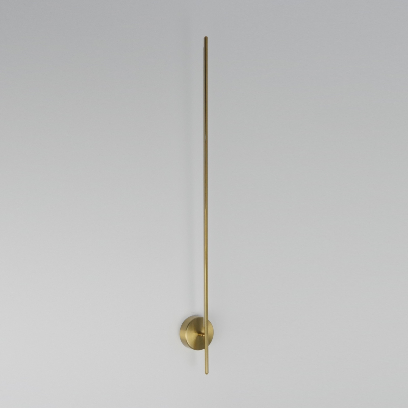 Настенный светильник Minimal 02 (brass) (Золото, 10х104 cm, IP20, LED 14W, латунь) 02187 RSP