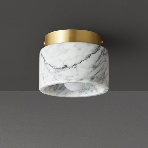 Светильник DZN-13582 БЕЛЫЙ МРАМОР ` D150/H100/1/E27/40W MARBLE
