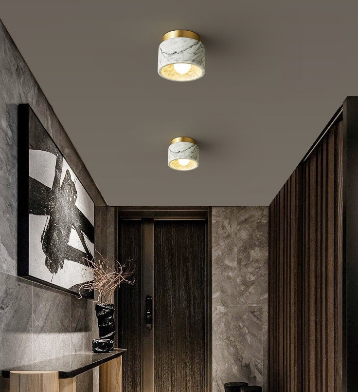 Светильник DZN-13582 БЕЛЫЙ МРАМОР ` D150/H100/1/E27/40W MARBLE