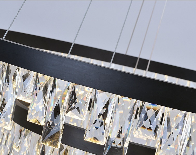 Светильник потолочный DZN-13623 ЧЕРНЫЙ D800/H1200/1/LED/.W/4000K (без ПДУ) DRAGON