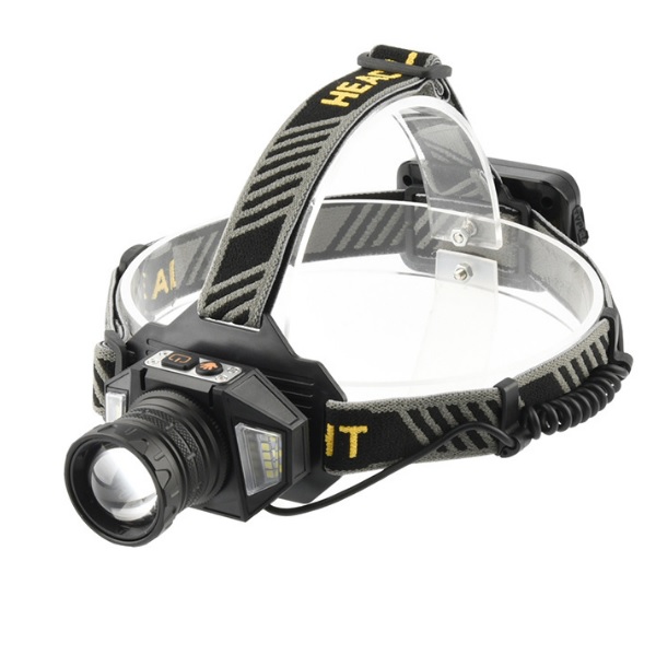 Фонарь налобный светодиодный аккумуляторный мощный 8 режимов / 30W / 100Lm / 1200mAh RSP 24-11