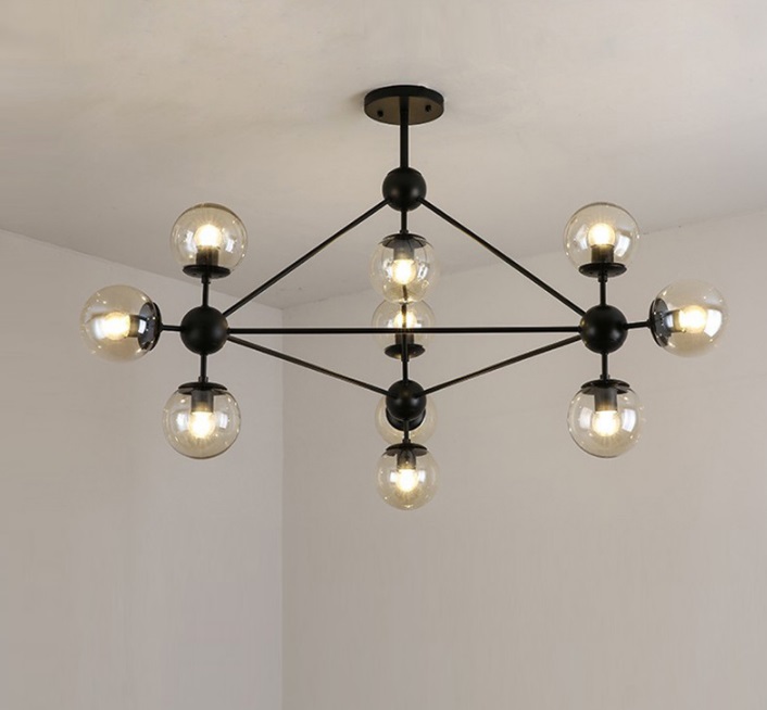 Светильник CP.7004 BLACK/ЧЕРНЫЙ ` D1060/H800/10/E27/10W LACOTTA DZN22-05