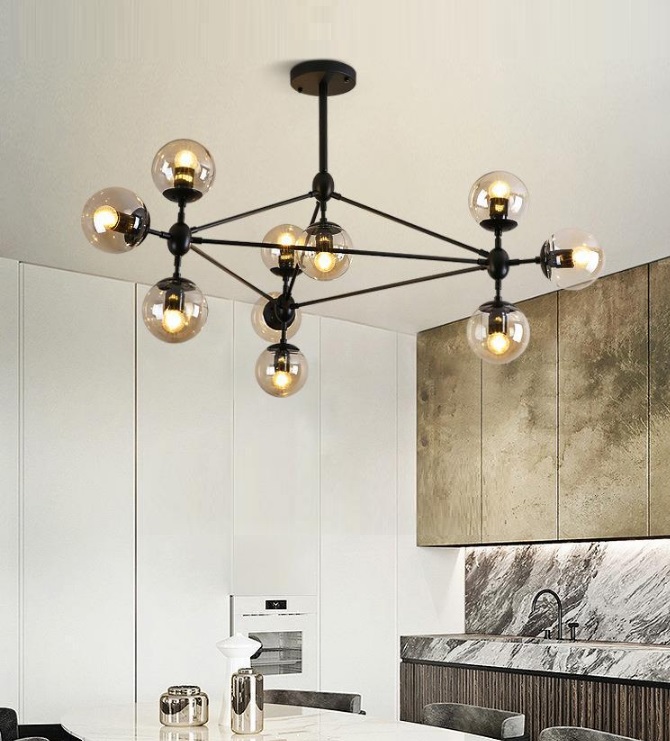 Светильник CP.7004 BLACK/ЧЕРНЫЙ ` D1060/H800/10/E27/10W LACOTTA DZN22-05